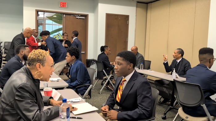 Historically Black fraternity launches speed mentoring program to bridge opportunity gap for young men