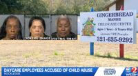 'Hitting children with the spoon': 3 day care workers accused of smacking young kids and 'torturing' them until they 'expected it'