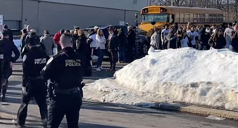 Hockey gunman murders two then shoots himself in front of crowd