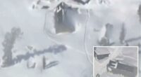 Horrifying video shows snow engulfed huts where skiers stayed before deadly avalanche