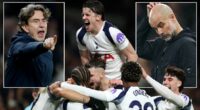 How Thomas Frank avoided more embarrassment, the Spurs star who became Superman - and why Dominic Solanke's brace dents Man City's title hopes after 2-2 draw, writes OLIVER HOLT
