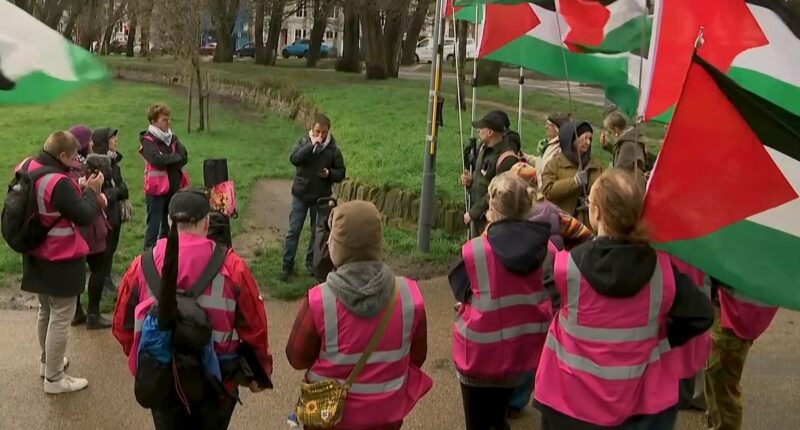 How the door-to-door pro-Palestinian zealots striking fear into Jewish households reacted when we knocked on THEIR door