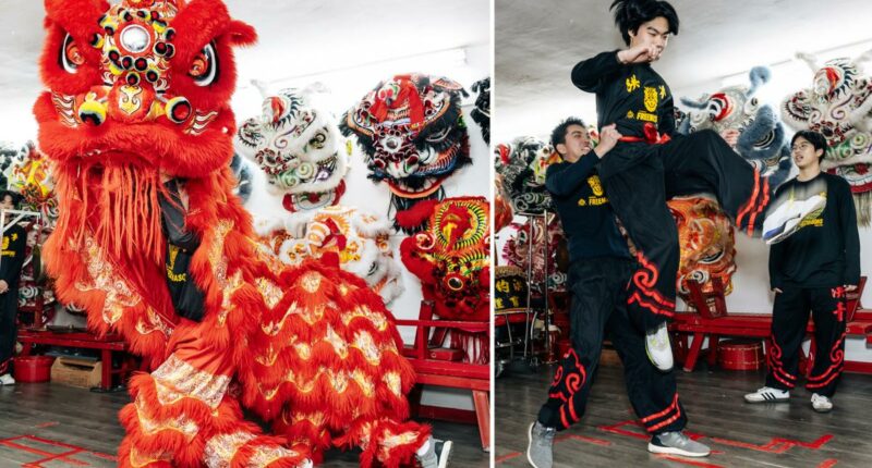 How to train to be a lion dancer
