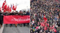 Hundreds protest Trump's NATO comments and Greenland demands at US embassy in Copenhagen