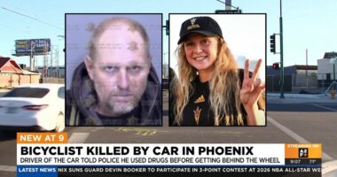 'I fell asleep': Driver who dragged cyclist underneath van said he 'passes out randomly and wakes up in different places,' police say