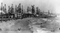 Iconic LA beach used to be overrun with oil derricks â can you guess where it is?