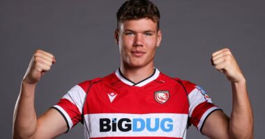 I'm Clare Balding's 6ft 9in nephew. I want to win the Rugby World Cup with England: JONNO BALDING on being cheeky with the late Queen while training her horses, and how famous aunt is helping his Gloucester career