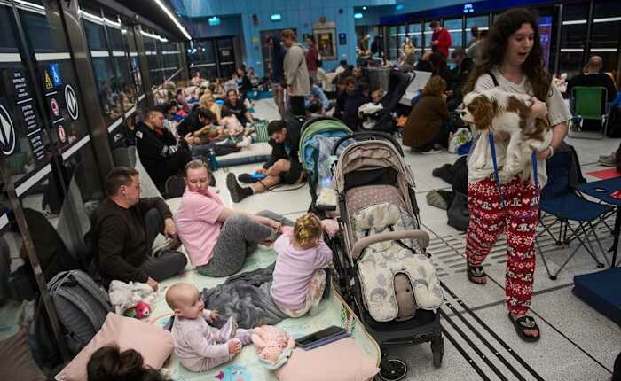 In familiar ritual, Israelis race back and forth to shelters to escape Iranian missile barrages