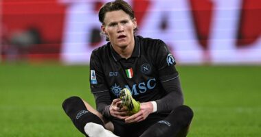 Inside Antonio Conte's Napoli storm: From Serie A winners to a season on the brink of souring, Scott McTominay and Co must avoid defeat against Chelsea if they are to stay in Europe