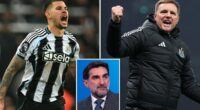 Inside Newcastle's player summit to turn season around and what they demanded from each other, Saudi plans to give Toon multi-club model in Europe revealed and latest on Bruno Guimaraes injury