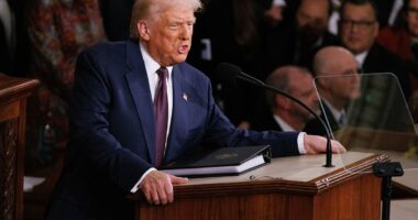 Inside Trump's prep for his most anticipated State of the Union EVER as he zeros in on voters' number one concern ... and plots a patriotic surprise