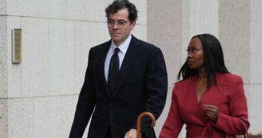 Adam Mosseri, CEO of Instagram, arrives in court to testify in a landmark social media case that seeks to hold tech companies responsible for harms to children, Wednesday, Feb. 11, 2026, in Los Angeles. (AP Photo/Damian Dovarganes)