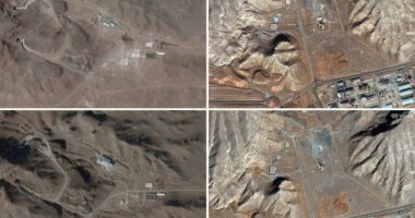 Iran fortifying its military and nuclear sites as tensions grow with the US, satellite images show