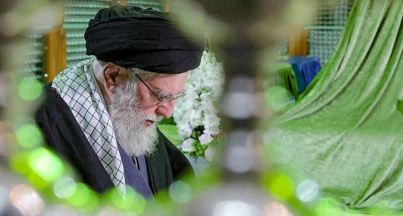 Iran stages Khamenei photos to mask cracks in IRGC, opposition groups say