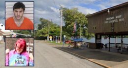 'It didn't turn out very well': Man fatally 'ran over' pregnant girlfriend during fight then held candlelight vigil that nearly 'turned into a riot,' police say