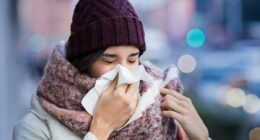 It's not the flu... your runny nose and watery eyes could be a little-known allergy to fungus released by snow