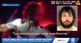 'It's your turn to die': Man steals ambulance with 'dying' kidney disease patient inside, threatens responding officers, cops say