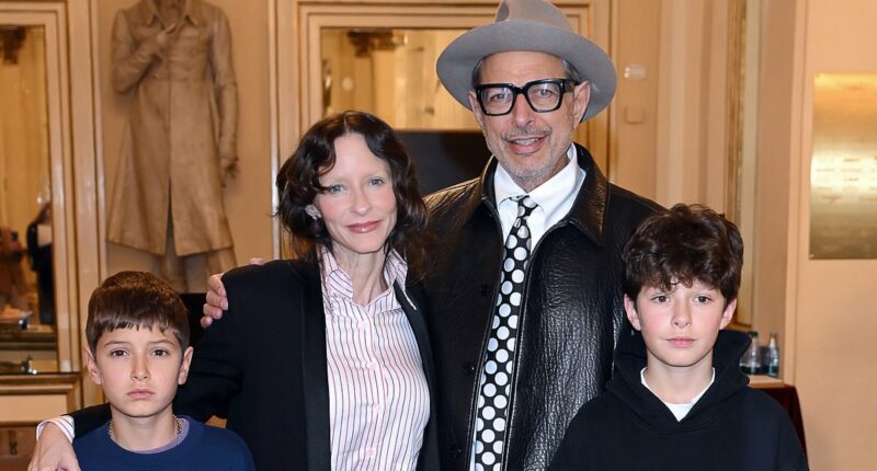 Jeff Goldblum, 73, makes very rare appearance with wife, 43, and sons