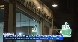 Jewish students allege they were harassed at Olive & Oak Cafe near DePaul University campus in Lincoln Park, Chicago