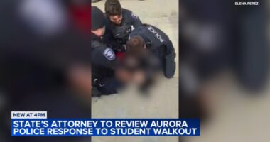 Kane County State's Attorney's Office reviewing Aurora police use of force at anti-ICE student walkout at East Aurora High School