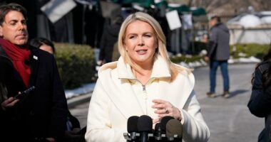 Karoline Leavitt mocks Bad Bunny's ICE meltdown at the Grammys