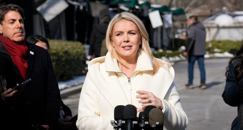 Karoline Leavitt mocks Bad Bunny's ICE meltdown at the Grammys