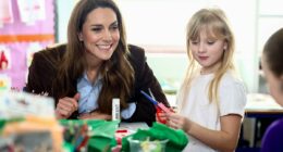 Kate visits London school to mark Children's Mental Health Week