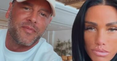 Katie Price and husband Lee Andrews insist they'll be jetting to UK