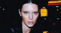 Kendall Jenner unrecognizable with bleached eyebrows for campaign