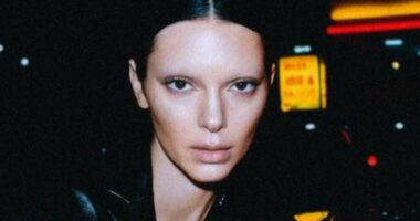Kendall Jenner unrecognizable with bleached eyebrows for campaign