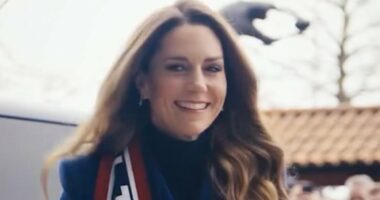 Kensington Palace release slick video of Kate at the rugby for her first appearance since Andrew arrest