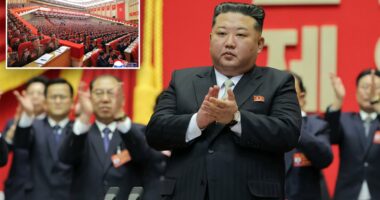 Kim Jong Un re-elected as ruling party leader in North Korea