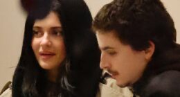 Kylie Jenner and Timothee Chalamet enjoy PDA-packed pizza dinner