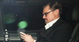 Leonardo DiCaprio shows off a new look while leaving 2026 BAFTAs