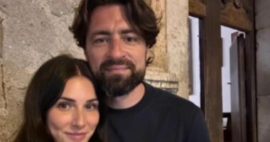 Lucy Pinder and Russell Martin are married! Former Page 3 girl and axed Rangers boss tie the knot after more than a year of dating