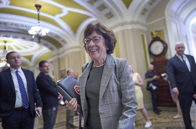 Maine Senator Susan Collins Now Announcing Re-Election Run