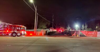 Male victim dead after fire at mobile home near Sunbeam Road; police investigating