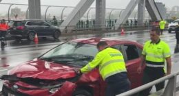 A man has been charged after he allegedly carjacked a woman and later crashed the vehicle on Brisbane's ﻿Story Bridge.