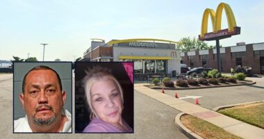 Man took girlfriend to McDonald's for her last meal before stabbing her 25 times inside car, moved his seat 'all the way back' so he could have 'enough room to swing the knife'
