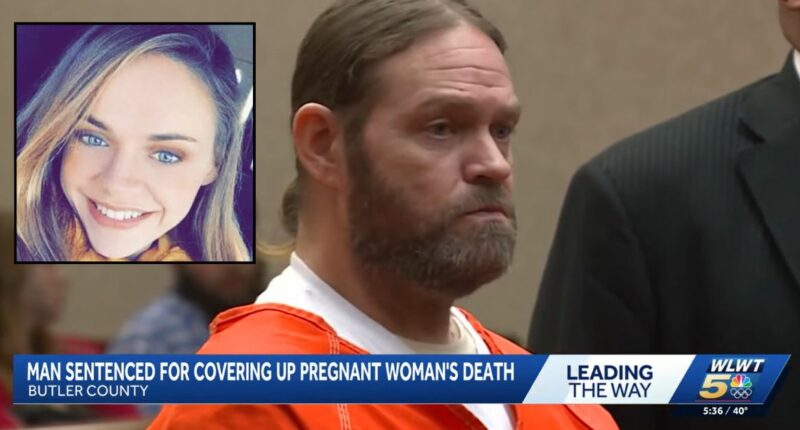 Man who dumped pregnant woman's body in a tote in the woods after keeping her in a tub for 4 days learns his fate
