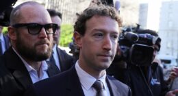 Mark Zuckerberg quizzed about being 'robotic' at social media trial
