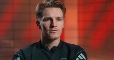 Martin Odegaard admits Arsenal fans DO transmit their 'nerves' to the players - after Roy Keane accused them of creating anxious atmosphere