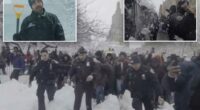 Mayor Mamdani blasted after unruly mob launches 'disgusting' snowball attack on NYPD officers: 'He set the tone'