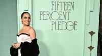 Meghan goes solo and dons dress with enormous train at Annual Fifteen Percent Pledge Fundraising Gala honouring Beyonce's mother