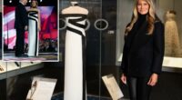 Melania Trump celebrates her inaugural gown's donation to Smithsonian