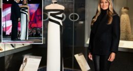 Melania Trump celebrates her inaugural gown's donation to Smithsonian