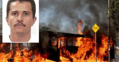 Mexican resort town Puerto Vallarta under siege after army kills cartel leader