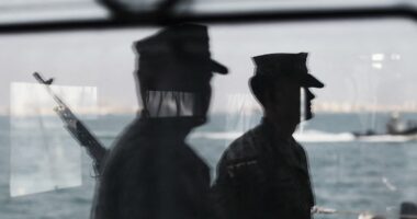 Miserable sailors enduring backed-up toilets aboard US warship