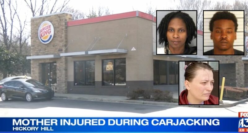 Mom went back into Burger King for missing fries when kids get carjacked from new SUV and thrown to the ground, cops and family say