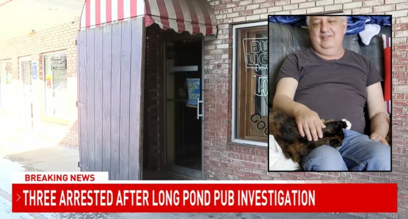 'Mopped up the drag marks': Widower who died after passing out at a bar was dragged out by staff, who told 'inaccurate' story to police, cops say